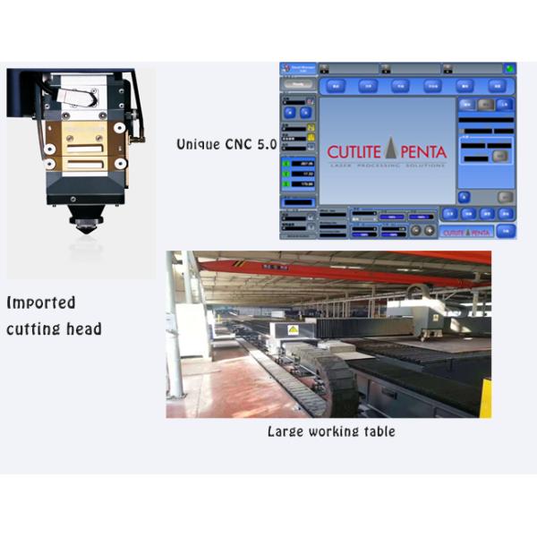 High Efficiency Fiber Metal Laser Cutting Machine , Laser Metal Cutting Equipment