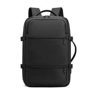 Quality Customized Black Laptop Bag Backpacks With Zipper Closure Lightweight wholesale