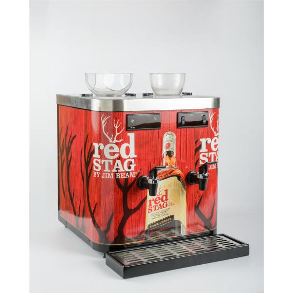 Double Tank Chilled Shot Dispenser 200W For Bars / Family Gathering