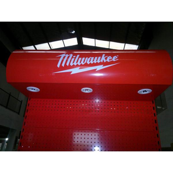 1800mm Heavy Duty Metal Shelving Racks ODM With Top Header