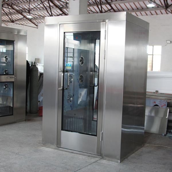 750w Modular Personal Air Shower Unit Double Doors Interlock Air Shower