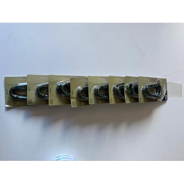 Camouflage Aluminum Carabiner Hook Colorful Aluminum Snap Hook Quick Release