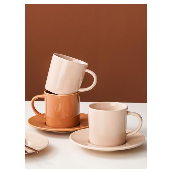 Color Glaze Porcelain Water Milk Tea Mug 250ml For Business Gifts And Custom Design