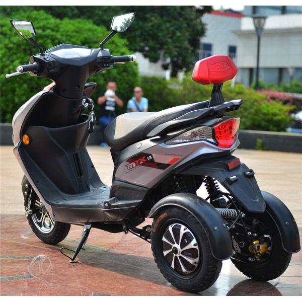 Three Wheel Power Scooter Motorcycle 72v40ah Lithium Battery 60km/h Max Speed