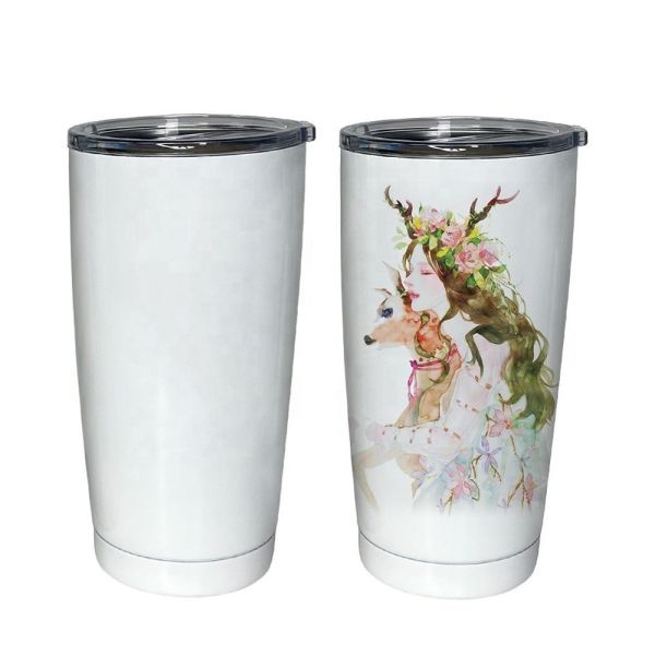 Sublimation Stainless Steel Tumbler 20oz Coffee Travel Mug Cups Insulated Double Wall Blank Sublimation Tumbler