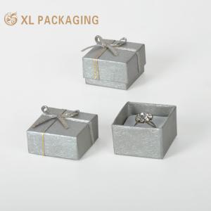 Luxury Custom Jewelry Box Paperboard Jewelry Packaging Box Custom Black Box For