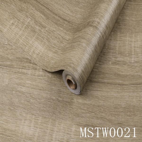Wood Grain Self-Adhesive PVC Vinyl Wall Panels Modern Style Wallpaper Contact Paper for Door Stickers