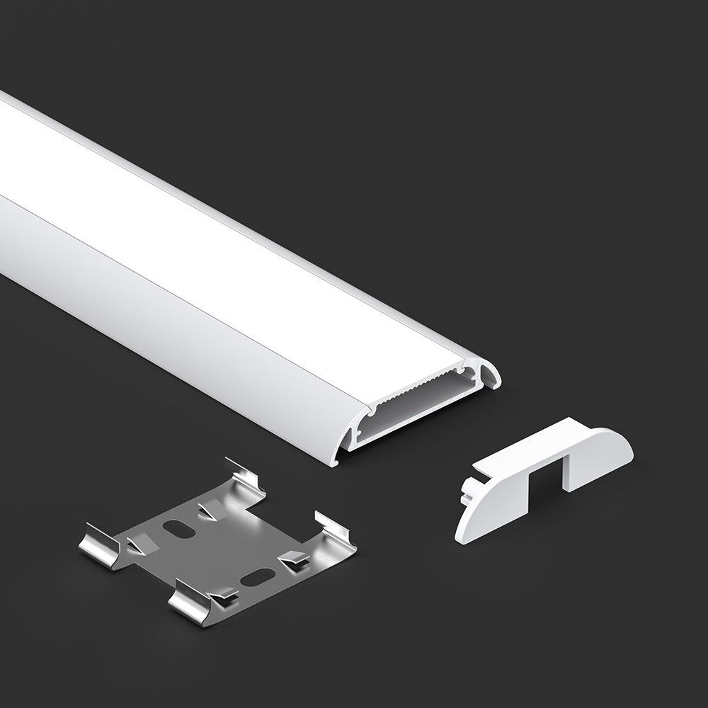 Cross-section diagram of LED aluminum profile