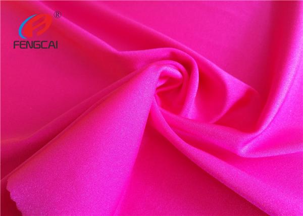 Cheap Shiny Stretch Nylon Spandex Fabric / Swimwear Swinsuit Fabric For Women Underwear for sale