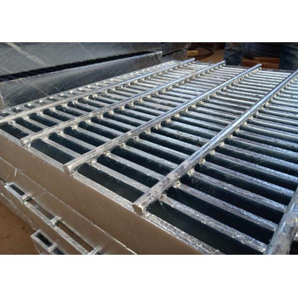 Hot Dipped Galvanized Steel Grating / Heavy Duty Metal Grid Bearing Significant