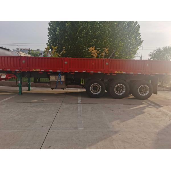 3 Axle 60 Ton Side Dumping Trailer Bulk Cargo Semi Trailer