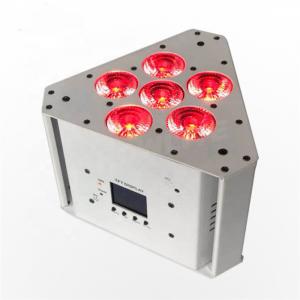 Quality Battery Powered Led Par Cans , Smart 6x18w Rgbwa Uv 6 In 1 Wireless Led Stage Lights Moblie Phone APP Control wholesale