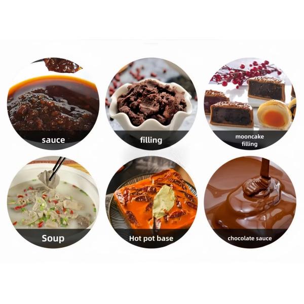 Commercial Cooking Kettle Mixer For High Viscosity Foods Like Caramel And Curry