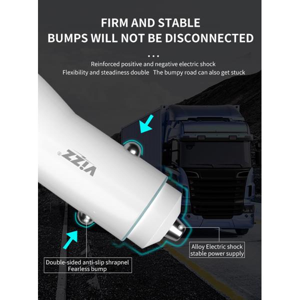 Portable 2 Ports QC3.0 USB Phone LG16 High Speed Car Charger