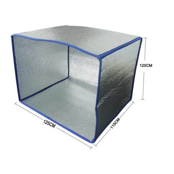 Double Faced Cool Shield Bubble Thermal Pallet Covers Waterproof Insulated For Transport