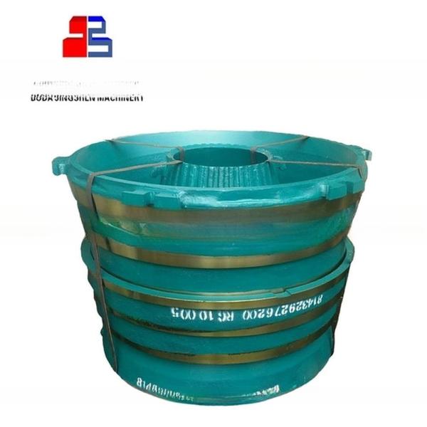 High Manganese Steel HP100/200/300/400 Cone Crusher Bowl Liner And Mantle Weight KG 1000