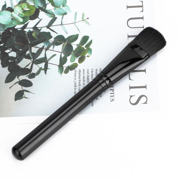 Customized Logo Black Single Makeup Brush 22cm Multipurpose Long Lasting