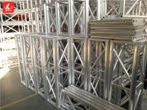 Quality 6082 Durable Aluminum Square Bolt Truss Outdoor Concert Stage Trussing Silver wholesale