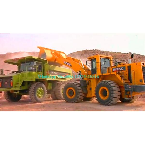 Heavy Load 12ton Large Wheel Loader XCMG LW1200K with 6.5m3 Rock Bucket use imported 418kw Cummins Engine