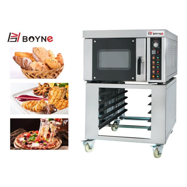 Industrial Stainless Steel Hot Air Convection Bakery Oven with Three Layer