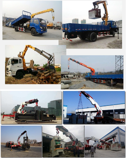 Foton 6ton Straight Arm Truck Mounted Crane Heavy Towing Working Arm Loading Truck