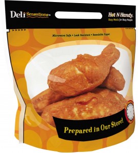 Fresh Chicken Packaging Resealable Rotiserrie Chicken pouch Bags, Anti Fog, Grill, Oven, Roasted, Hot meat Bag Packing With Window