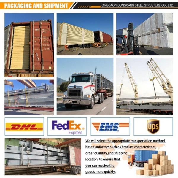 Multi Storey Steel Building with Q355 Q235 Frame and Sandwich Panel Cladding