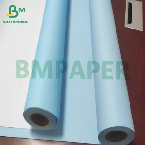 Quality Digital Blueprint Paper 80g Single Sided Double Sided Blue Engineering Paper 620*150m wholesale