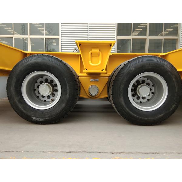 One Line Lowboy Flatbed Trailer , 8 Units Twist Lock Lowboy Equipment Trailers