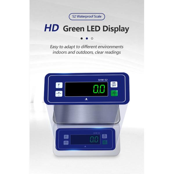 ABS Material 430 Stainless Steel Plate Table Scale for Advanced S2 Waterproof Electronic