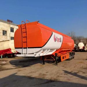 Semi Trailer Used Fuel Tanker For Petrochemical Diesel Delivery
