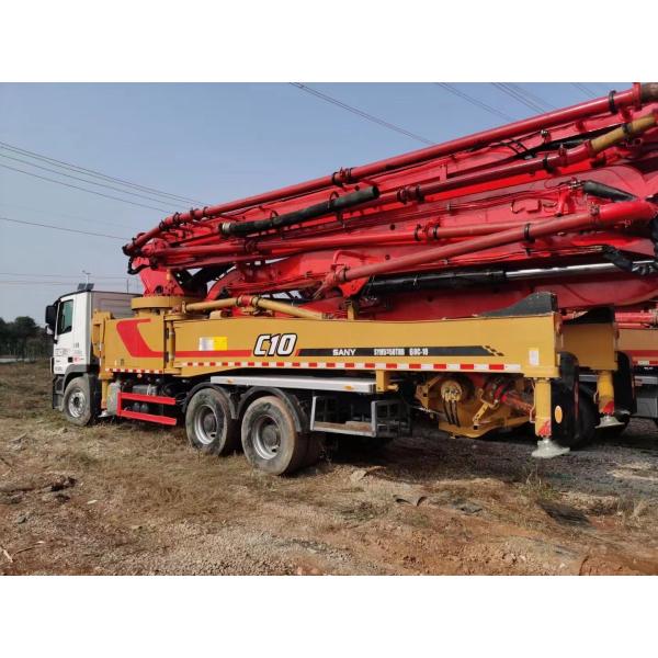 52Meter Used Concrete Pump Truck 2020year SANY Benz Chassis SYM5350TMB 60C-10