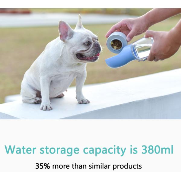 Dog Travel Water Bottle 2 In 1 Pet Feeders Detachable O Shaped