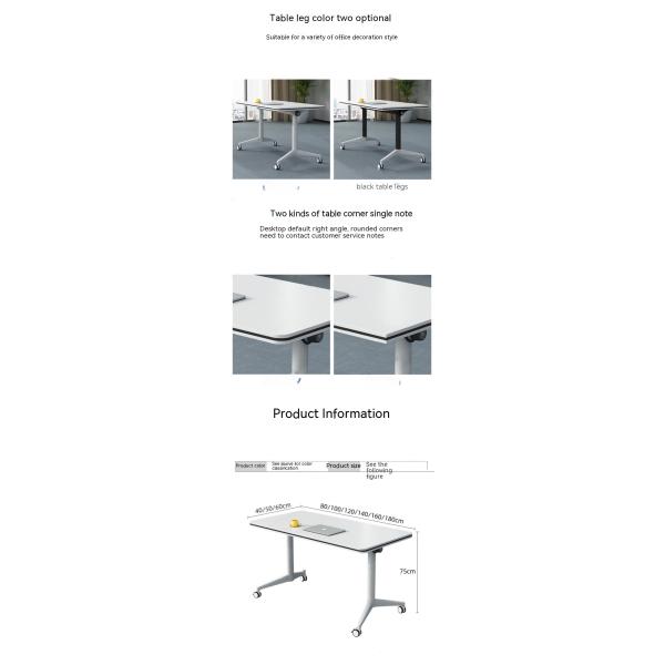 Commercial Furniture Extendable Splicing Conference Table for Mobile Long Office Desk