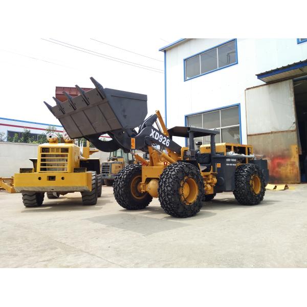 Underground wheel loader XD926 rated load 2.0ton with 1cbm bucket capacity