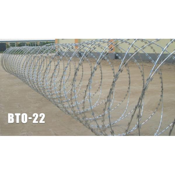Military Conductive Security Razor Wire 900mm Coil Thermal Cbt-65 Type