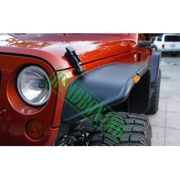 ABS wheel fender flare for Jeep wrangler JK ,2007-2015 Jeep Jk Wrangler flat Wheel Rims Fender Flares