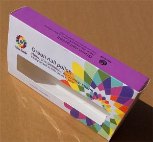 Quality FEFCO 0211 Paper Color Box for Glass Bottle Nail Polish Gift Packaging wholesale