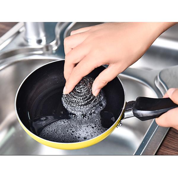 BBQ Cleaning Metal Scouring Ball No Peculiar Smell With No Falling Chip