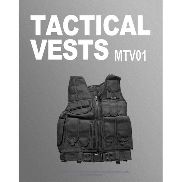 MTV01 Comfortable Tactical Vest for Security Personnel and Outdoor Activities