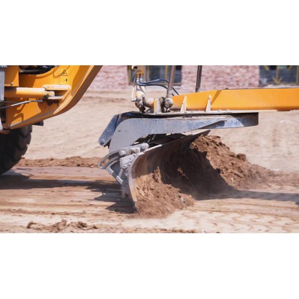 Roads Motor Grader 150Hp Hydraulic Brake System With Komatsu Technical Similar To XCMG