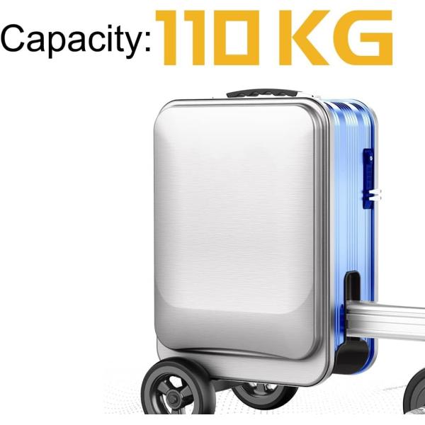 Smart Electric Spinner Trolley Travel Suitcase with TSA Lock 400mm x 200mm x 100mm
