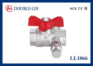 Quality 1 Female X Female EAC Brass Ball Valves With Drain Cock wholesale