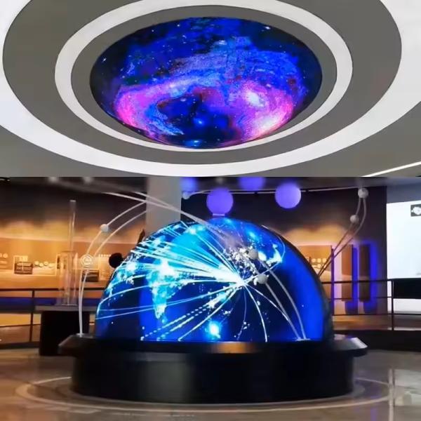 Customized Ball Globe Spherical Led Display Screen 1m 3m 4m 5m OEM