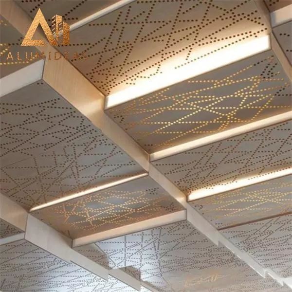 Aluminum Building Facades Modern Perforated Metal Ceiling