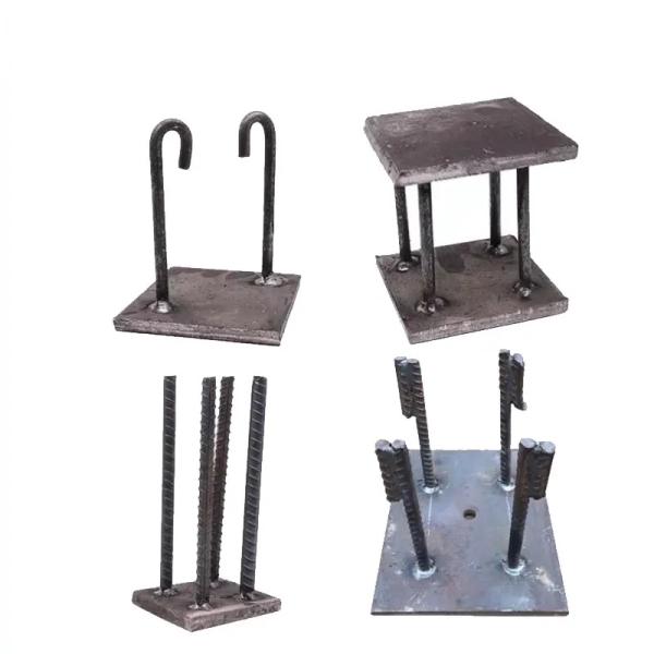 Steel Shielding Embedded Bottom Curtain Wall Embedded Plates Hot Dip Galvanized For Building Construction