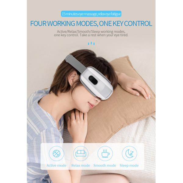 FCC Portable Lightweight Heated Eye Massager Blood Circulation USB Charging
