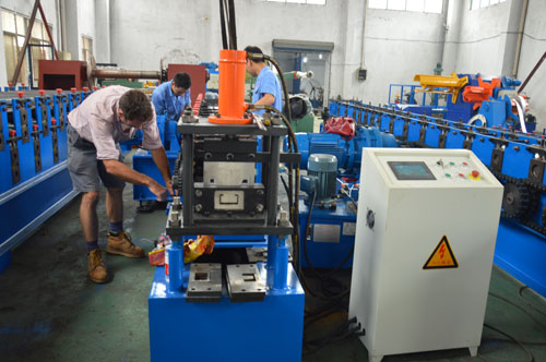 Fully Automatically Control 18 Station Forming Air Conditioning Guide Plate Roll Forming Machine High Speed
