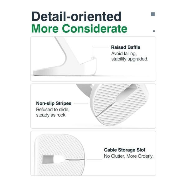 Silicone Desktop Magsafe Phone Mount Charger Stand Anti Slip OEM ODM