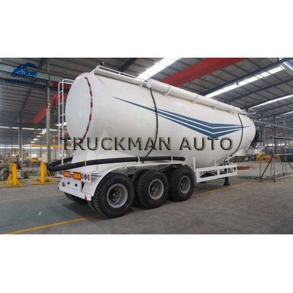 50m3 Cement Tanker Trailer Optional Shape With 50 Tons Loading Capacity